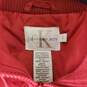 Calvin Klein Woman Red Puffer Vest L image number 3