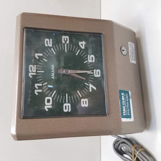 Amano Heavy Duty Time Clock 6836 image number 1