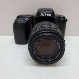 Nikon F50 SLR Film Camera w/SIGMA 70-210mm f/1:4-5.6 UC Zoom Lens alternative image