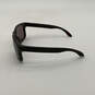 Mens OO9102-B7 Gray UV Protection Polarized Full-Rim Square Sunglasses image number 4