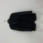 Mens Black Long Sleeve Notch Collared Pockets Three Button Blazer Size 42L image number 1