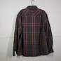NWT Mens Plaid Cotton Long Sleeve Collared Chest Pockets Shirt Jacket Size Large image number 2
