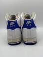 Authentic Mens Air Force 1 315121-114 White Blue Basketball Shoes Size 11.5 image number 4