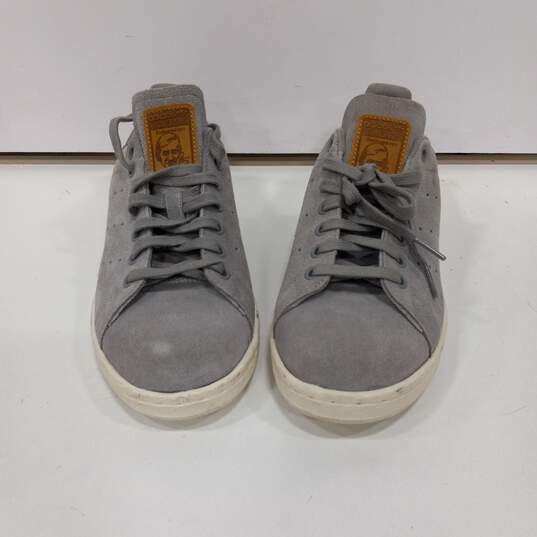 Adidas Women's Gray Suede Stan Smith Sneakers Size 6 image number 1