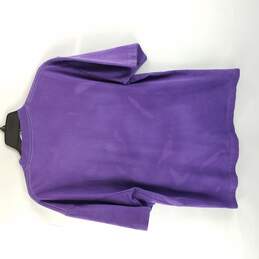 Balenciaga Men Purple T-Shirt w/ Embroidered Logo XS alternative image