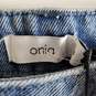 Onia Women Blue Washed Jeans Sz 36 NWT image number 3