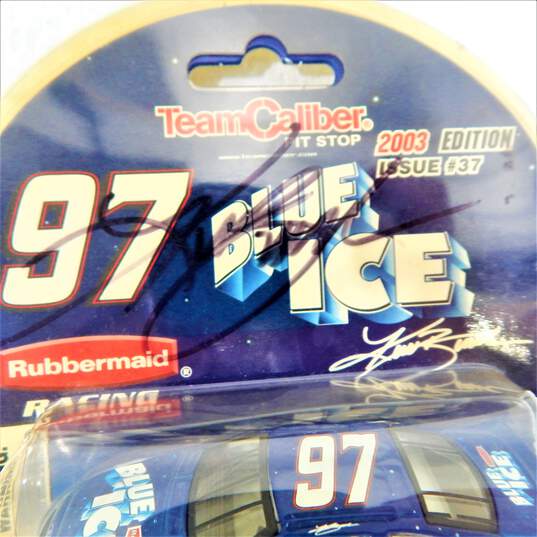 Kurt Busch Signed Autographed 97 Blue Ice Diecast Car Nascar image number 3