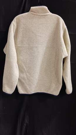 Patagonia Men's Synchilla Snap T Fleece Oatmeal Heather Sweater Size M alternative image