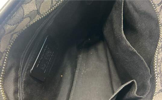 Michael Kors Monogram Signature Kelsey Shoulder Bag Grey image number 5
