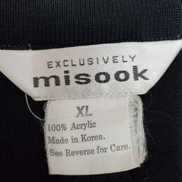 Misook Black Acrylic Size XL Lounge Pants alternative image