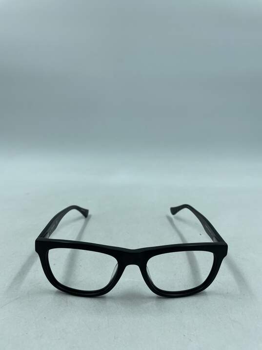 Calvin Klein Black Browline Eyeglasses image number 2