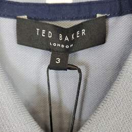 Ted Baker Men Blue Polo Shirt Sz 3 NWT alternative image