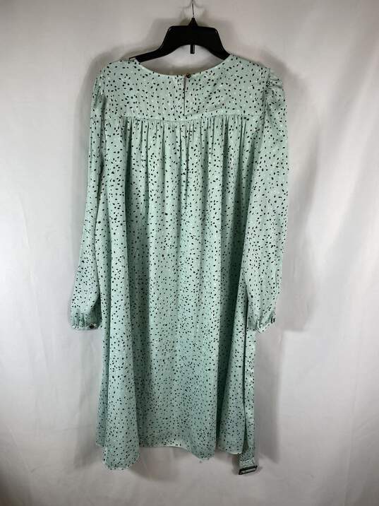 Ann Taylor Green Long Sleeve Maxi Dress XL image number 2