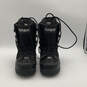 Mens Prion Black Round Toe Mid Calf Lace-Up Snowboard Boots Size 10 image number 1