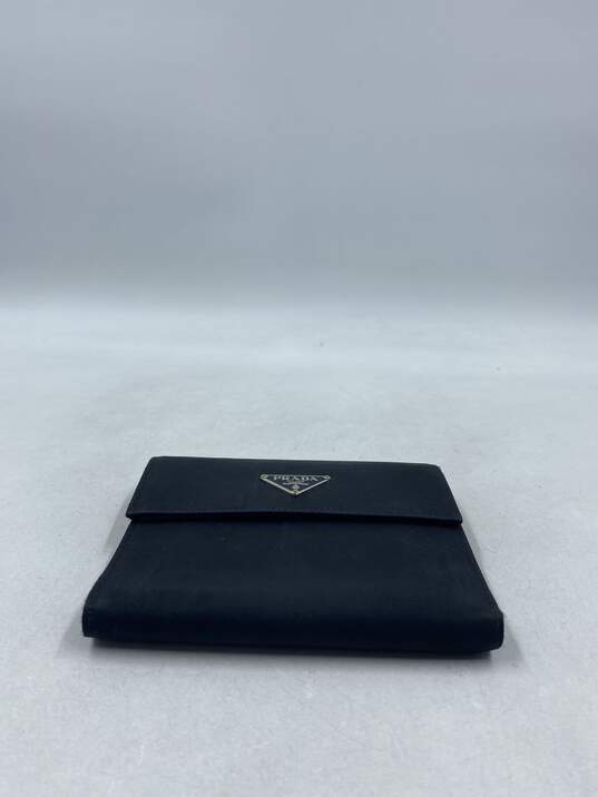 Authentic Prada Nylon Black Wallet image number 3