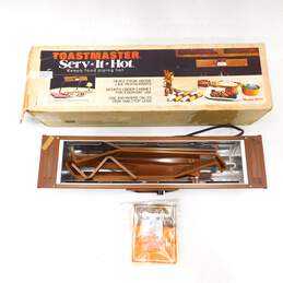 Vintage Toast Master SERV-IT-HOT Heat Lamp Food Warmer In Original Box With Manual