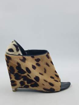 Authentic Alexander Wang Leopard Calf Hair Sandal W 8