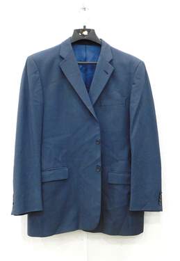 Authentic Burberry Men's Size 46L Blue Blazer W/COA alternative image