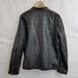 Street Legal black moto leather jacket with arm stripes M image number 1