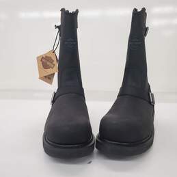 Harley-Davidson Jason Black Leather Steel Toe Harness Boots Men's Size 8.5W alternative image