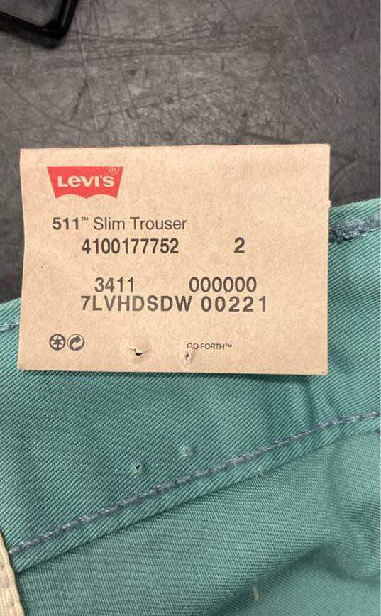 Levi's Strauss Men's Green Casual Pants Size W29 image number 6