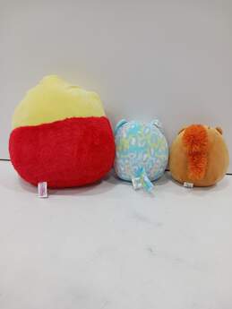 Trio of Assorted Squishmallows Plush Toys alternative image