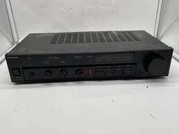 SB-M12 Black Stereo Amplifier Home Audio Digital Radio Tuner Not Tested
