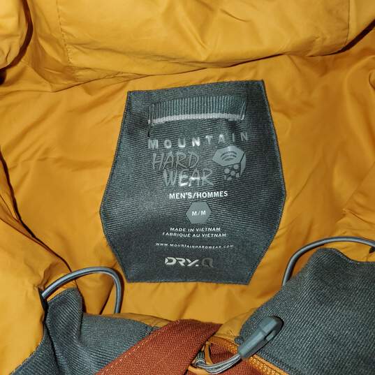 Mountain Hardwear Dry.Q Full Zip Hooded Outdoor Jacket Men's Size M image number 3