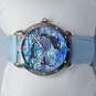 Bertha Estella MOP Blue And Silver Tone Dolphins At Play Watch image number 3