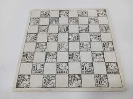 Hand Made Hand Carved Stone Chess Board