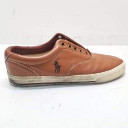 Polo Ralph Lauren Leather Vaughn Sneakers Brown 12
