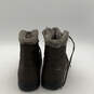 Womens Ice Maiden BL0836-231 Brown Leather Lace Up Snow Boots Size 11 image number 3