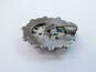 Sterling Silver Dalmatian Jasper Pendant Tapered Cigar Ring & Ball Stud Earrings 18.7g image number 6