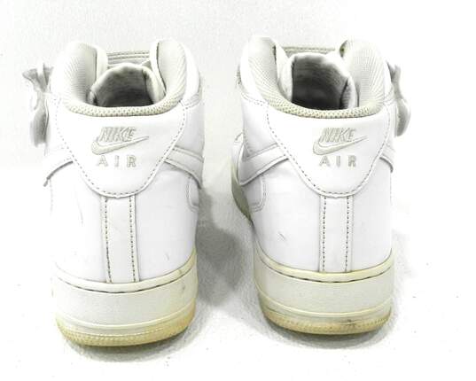Nike Air Force 1 Mid '07 White Men's Shoes Size 11.5 image number 4