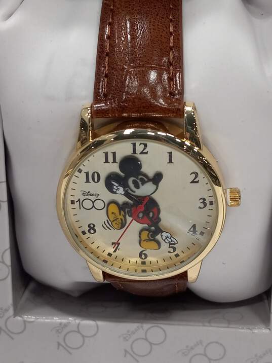 Vintage Disney 100 Mickey Mouse Watch In Box image number 2