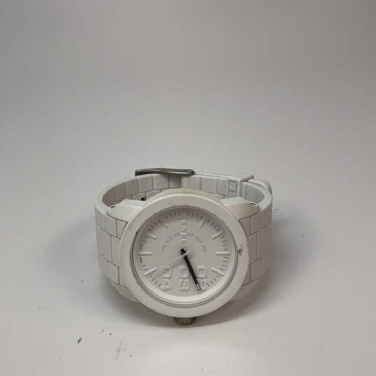Designer Diesel DZ-1436 White Stainless Steel Round Dial Analog Wristwatch image number 2