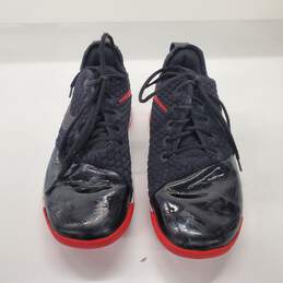 Nike Men's LeBron Witness 3 Premium Black Red Basketball Shoes Size 8.5 alternative image
