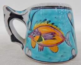 Ikaros Pottery Cup/Mug Hand Made in Rhodes, Greece Hand Made & Painted N-8 alternative image