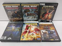 6pc Set of Assorted PC Games IOB