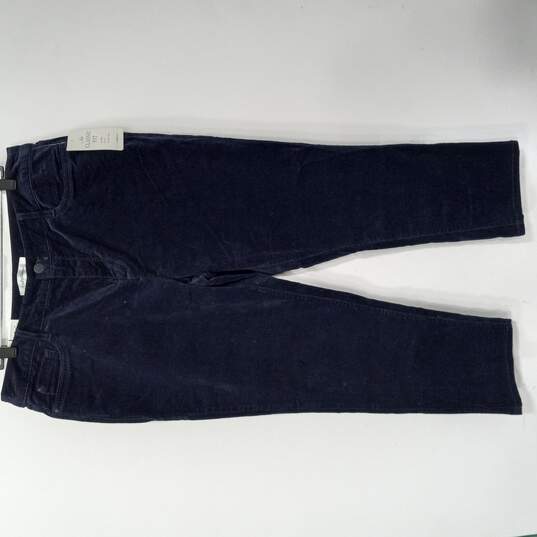 Croft & Barrow Women's Navy Pants Size 16S image number 1