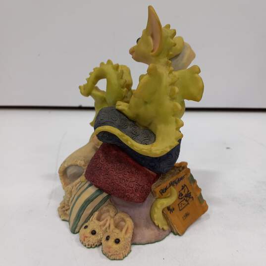 Whimsical World Pocket Dragons 'Pillow Fight' Sculpture IOB image number 3