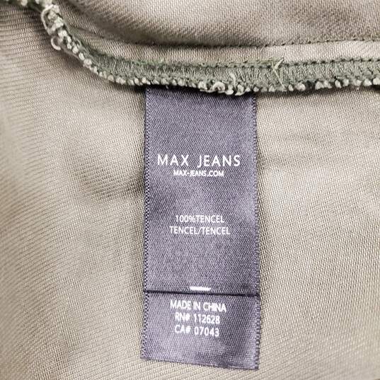 Max Jeans Women Olive Vest SZ L NWT image number 5