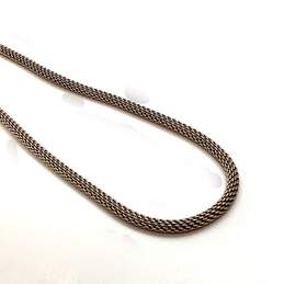 Designer Brighton Silver Tone Lobster Closure Link Chain Necklace alternative image