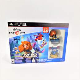 Sealed Disney Infinity 2.0 Toy Box Starter Pack PS3 Kids Game Bundle