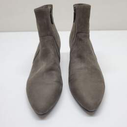 Eileen Fisher Women's Gray Leather Ankle Boots Size 7 alternative image