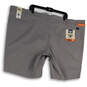 NWT Mens Gray Regular Fit Flat Front Slash Pockets Chino Shorts Size 54 image number 4