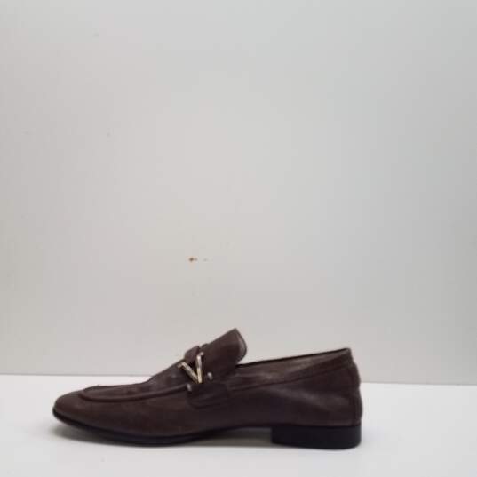 Vince Camuto Castello Brown Leather Loafers Men's Size 9D image number 2