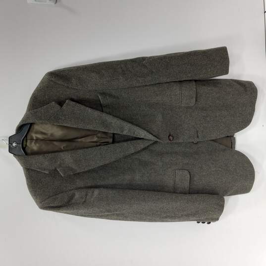 A. Foxx Men's Grey 2 Button Blazer Size M image number 1