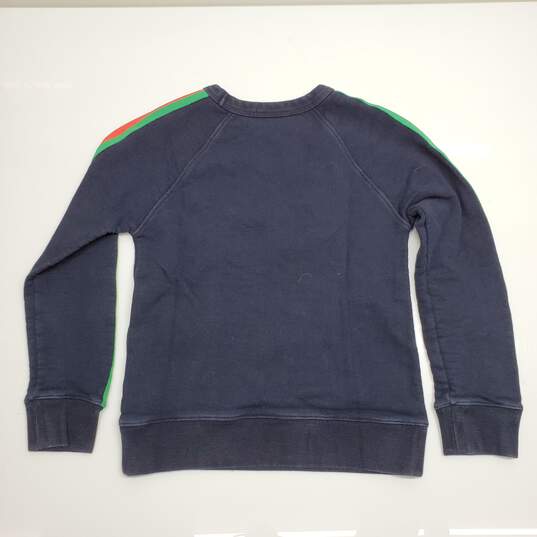 AUTHENTICATED KIDS GUCCI 'HEART BLIND FOR LOVE' SWEATSHIRT SZ 8 image number 3