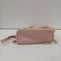 Michael Kors Pink Pebble Leather Backpack Gold Hardware image number 4